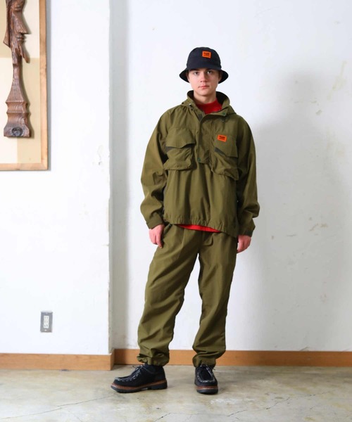 COMMON EDUCATION(コモンエデュケーション)の「STROLL NYLON JACKET / ストロールナイロンジャケット(ブルゾン・メンズ・ブラック/オリーブ/マスタード/ブラウン系その他・MEDIUM/LARGE/X-LARGE)」の4枚目の写真