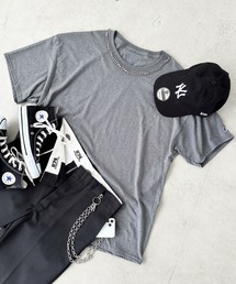 Champion(`sI)́yChampion Authentic T-SHIRTSz`sI I[o[TCY Rbg n 1/2X[u  TVc(TVc/Jbg\[)