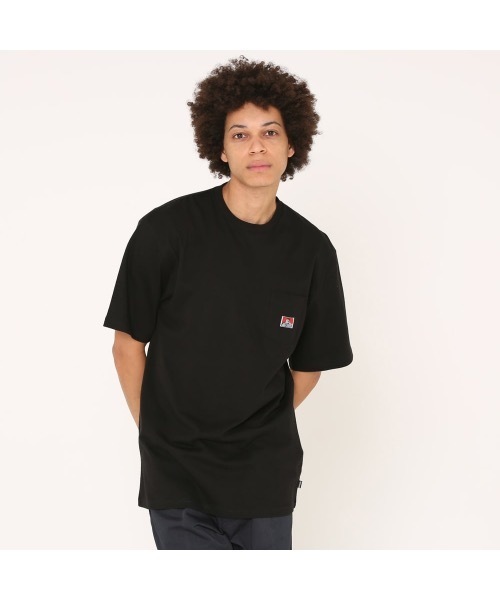 BEN DAVIS(ベンデイビス)の「《BEN DAVIS》BIG SIZING POCKET TEE/抗菌防臭(Tシャツ/カットソー・メンズ・ホワイト/ブラック/ベージュ/パープル/カーキ/グリーン/チャコールグレー/オレンジ/マスタード・SMALL/MEDIUM/LARGE/X-LARGE)」の3枚目の写真