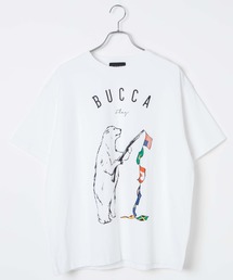 【BUCCA 44】ベアフラッグプリントT