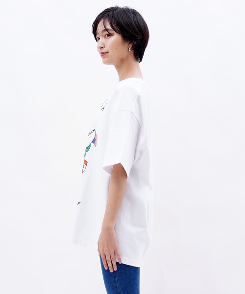 BUCCA 44(ブッカフォーティーフォー)の「【BUCCA 44】ベアフラッグプリントT(Tシャツ/カットソー・メンズ・ホワイト/ブラック・MEDIUM/LARGE/X-LARGE/XX-LARGE/XXX-LARGE)」の11枚目の写真