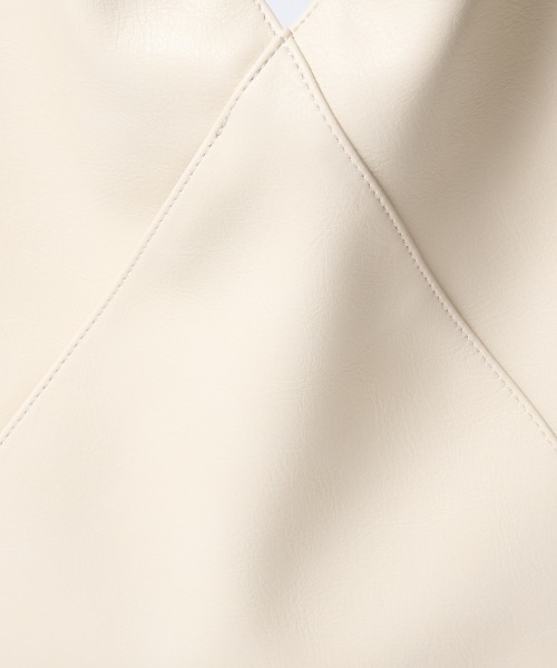 GLOBAL WORK（グローバルワーク）の「トライアングルトート/891683（トートバッグ・レディース・ブラック/シルバー/アイボリー・FREE）」の18枚目の写真