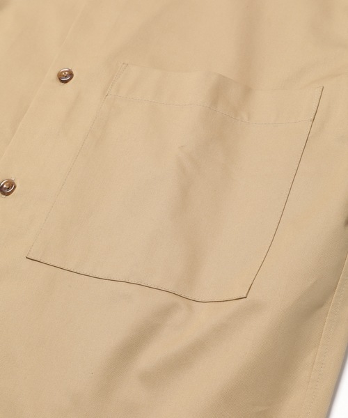 MR.OLIVE(ミスターオリーブ)の「BRITISH TWILL / バンドカラーシャツ(スタンドカラーシャツ)(シャツ/ブラウス・メンズ・ブラック/ベージュ・LARGE/MEDIUM/SMALL)」の7枚目の写真