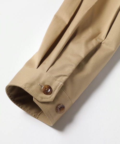 MR.OLIVE(ミスターオリーブ)の「BRITISH TWILL / バンドカラーシャツ(スタンドカラーシャツ)(シャツ/ブラウス・メンズ・ブラック/ベージュ・LARGE/MEDIUM/SMALL)」の8枚目の写真
