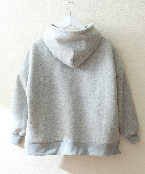 classicalelf（クラシカルエルフ）の「キッズ ビッグシルエットプルオーバーパーカー(長袖)（パーカー・キッズ・ブラック/ベージュ/グレー/モカ/ライトカーキ・130/140/150）」の9枚目の写真