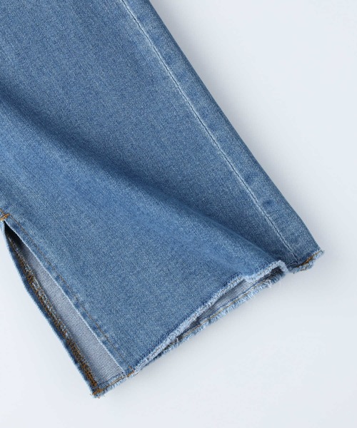 RAG MACHINE(ラグマシーン)の「【RAG MACHINE】サイドスリットフレアデニム(デニムパンツ・レディース・ダークインディゴブルー・S/M/L)」の11枚目の写真