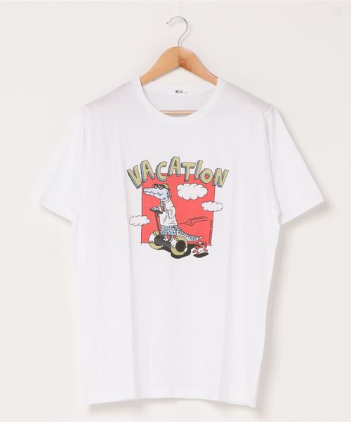 WEGO（ウィゴー）の「WEGO/ワニモチーフTシャツ（Tシャツ/カットソー・メンズ・ホワイト/ブラック・X-LARGE）」の12枚目の写真