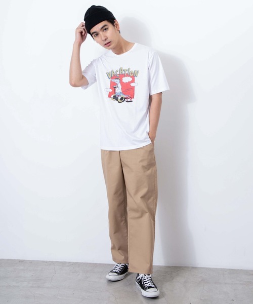 WEGO（ウィゴー）の「WEGO/ワニモチーフTシャツ（Tシャツ/カットソー・メンズ・ホワイト/ブラック・X-LARGE）」の4枚目の写真