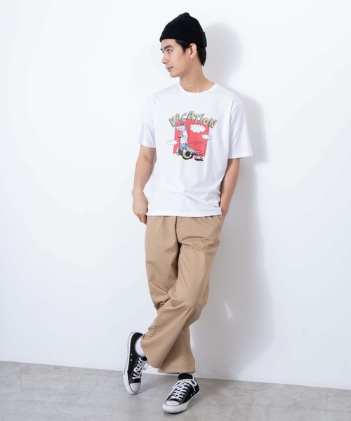 WEGO（ウィゴー）の「WEGO/ワニモチーフTシャツ（Tシャツ/カットソー・メンズ・ホワイト/ブラック・X-LARGE）」の5枚目の写真