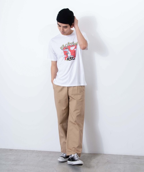 WEGO（ウィゴー）の「WEGO/ワニモチーフTシャツ（Tシャツ/カットソー・メンズ・ホワイト/ブラック・X-LARGE）」の6枚目の写真