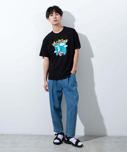 WEGO（ウィゴー）の「WEGO/ワニモチーフTシャツ（Tシャツ/カットソー・メンズ・ホワイト/ブラック・X-LARGE）」の7枚目の写真