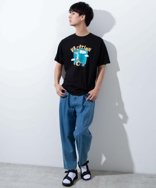 WEGO（ウィゴー）の「WEGO/ワニモチーフTシャツ（Tシャツ/カットソー・メンズ・ホワイト/ブラック・X-LARGE）」の9枚目の写真