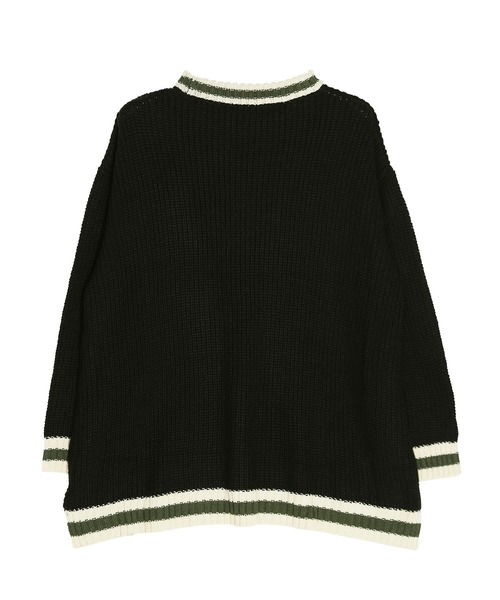 Air Tokyo（エアートウキョー）の「ローゲージ オーバーサイズ ニット  【ファッションインフルエンサー風早ゆうた × AIR TOKYOコラボ】 ビッグシルエット セーター クルーネック（ニット/セーター・メンズ・ブラック/グレー/ブラウン・FREE）」の17枚目の写真