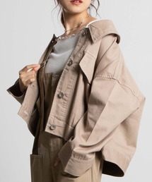 WEGO | WEGO/ワイドスリーブ配色ステッチジャケット(デニムジャケット)