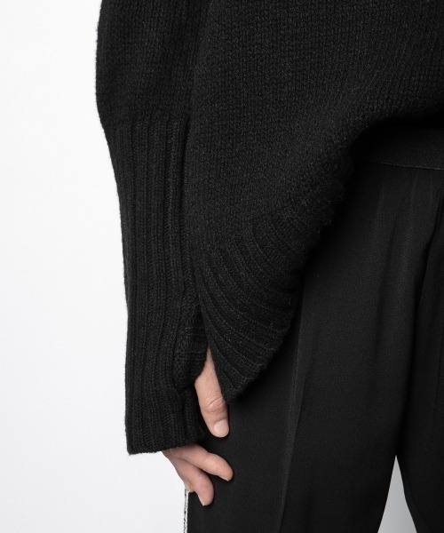 ZADIG&VOLTAIRE（ザディグ　エ　ヴォルテール）の「ALMA MW ROCK（ニット/セーター・レディース・ブラック・XS/S/M）」の2枚目の写真