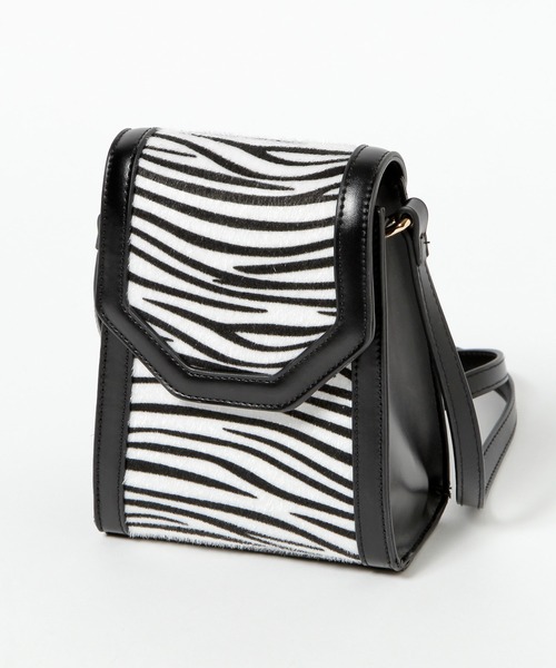 Heather（ヘザー）の「アソートミニショルダー 920086（ショルダーバッグ・レディース・ブラック/ゼブラ/ブラウン・ONE SIZE）」の5枚目の写真