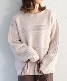 reca | ボリュームデザインニット(ニット/セーター)