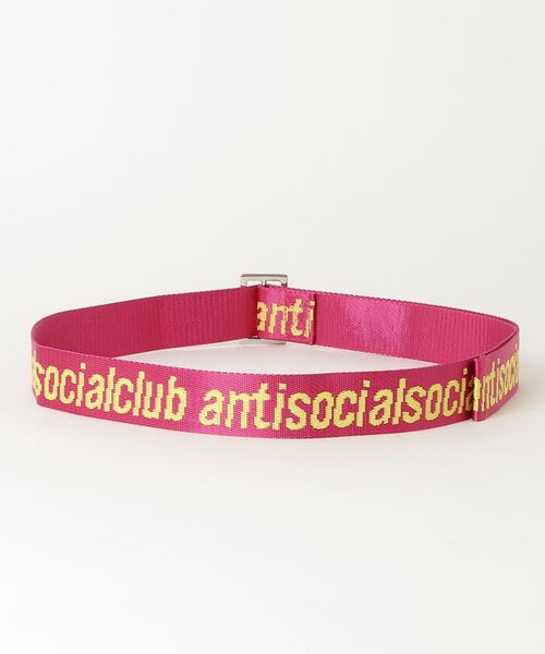 ANTI SOCIAL SOCIAL CLUB（アンチソーシャルソーシャルクラブ）の「Anti Social Social Club / See Right Thru Me Pink Belt（ベルト・メンズ・ピンク・FREE）」の4枚目の写真