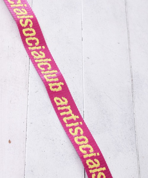 ANTI SOCIAL SOCIAL CLUB（アンチソーシャルソーシャルクラブ）の「Anti Social Social Club / See Right Thru Me Pink Belt（ベルト・メンズ・ピンク・FREE）」の2枚目の写真
