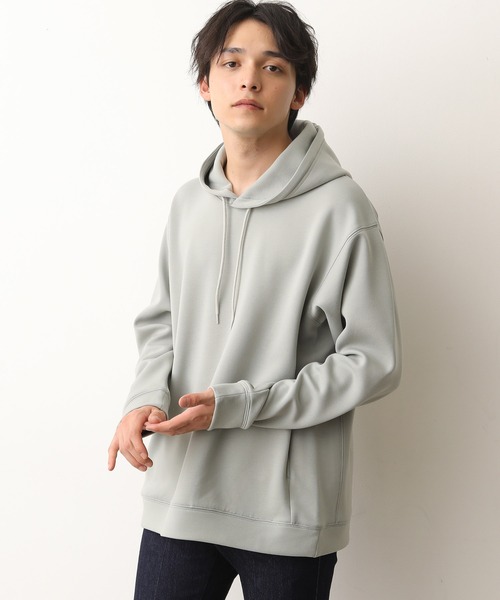 JUNRED（ジュンレッド）の「ソフトスウェットプルパーカー（パーカー・メンズ・ベージュ/ミント/ブルー系その他4/ピンク・M/L/LL）」の3枚目の写真