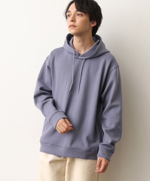 JUNRED（ジュンレッド）の「ソフトスウェットプルパーカー（パーカー・メンズ・ベージュ/ミント/ブルー系その他4/ピンク・M/L/LL）」の7枚目の写真