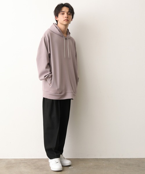 JUNRED（ジュンレッド）の「ソフトスウェットプルパーカー（パーカー・メンズ・ベージュ/ミント/ブルー系その他4/ピンク・M/L/LL）」の10枚目の写真