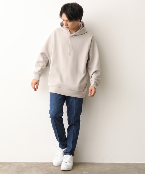 JUNRED（ジュンレッド）の「ソフトスウェットプルパーカー（パーカー・メンズ・ベージュ/ミント/ブルー系その他4/ピンク・M/L/LL）」の12枚目の写真