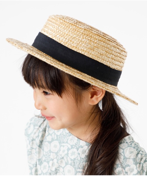 MAKE YOUR DAY（メイクユアデイ）の「カンカン帽（ハット・キッズ・ブラウン/カーキ/ブラック・50/54/56/48/52/46）」の2枚目の写真