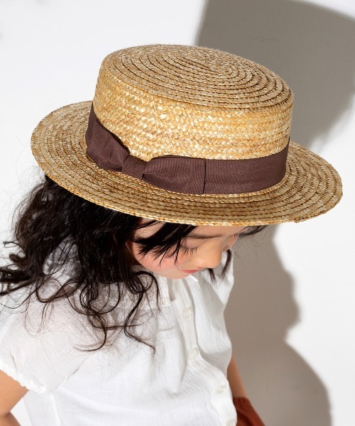 MAKE YOUR DAY（メイクユアデイ）の「カンカン帽（ハット・キッズ・ブラウン/カーキ/ブラック・50/54/56/48/52/46）」の7枚目の写真