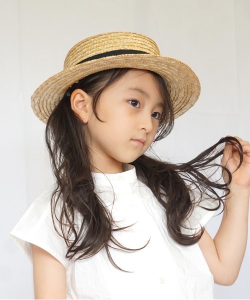 MAKE YOUR DAY（メイクユアデイ）の「カンカン帽（ハット・キッズ・ブラウン/カーキ/ブラック・50/54/56/48/52/46）」の12枚目の写真