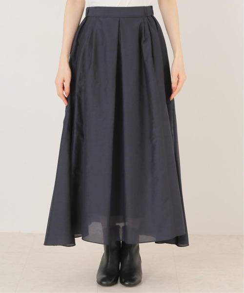FRAMeWORK（フレームワーク）の「コットンシルク切り替えスカート◆（スカート・レディース・ブラウン/ライトグリーン/ネイビー・40/38/36）」の12枚目の写真