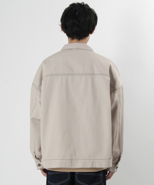 Dickies(ディッキーズ)の「【Dickies/ディッキーズ】 ショートジャケット ビッグシルエット ワンポイント ブランドロゴ ジャケット/カバーオール/(ブルゾン・メンズ・ブラック/ホワイト・M/L)」の11枚目の写真