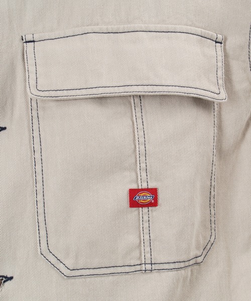 Dickies(ディッキーズ)の「【Dickies/ディッキーズ】 ショートジャケット ビッグシルエット ワンポイント ブランドロゴ ジャケット/カバーオール/(ブルゾン・メンズ・ブラック/ホワイト・M/L)」の13枚目の写真