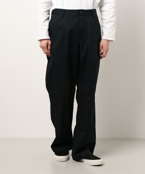 PAZZO（パッゾ）の「【PAZZO】 ストレッチツイル ワイドPT（その他パンツ・メンズ・ダークネイビー/カーキ/ベージュ・46/48/50）」の3枚目の写真