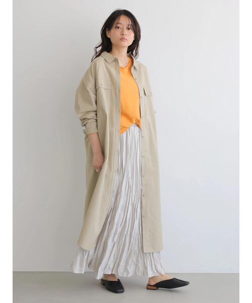 AMERICAN HOLIC（アメリカンホリック）の「クルーネックコクーンニットプルオーバー　＊●（ニット/セーター・レディース・チャコールグレー/オフホワイト/ピンク/サックスブルー/オレンジ/グレイッシュベージュ・L/M）」の22枚目の写真