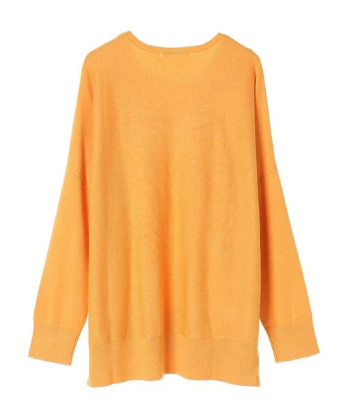 AMERICAN HOLIC（アメリカンホリック）の「クルーネックコクーンニットプルオーバー　＊●（ニット/セーター・レディース・チャコールグレー/オフホワイト/ピンク/サックスブルー/オレンジ/グレイッシュベージュ・L/M）」の21枚目の写真