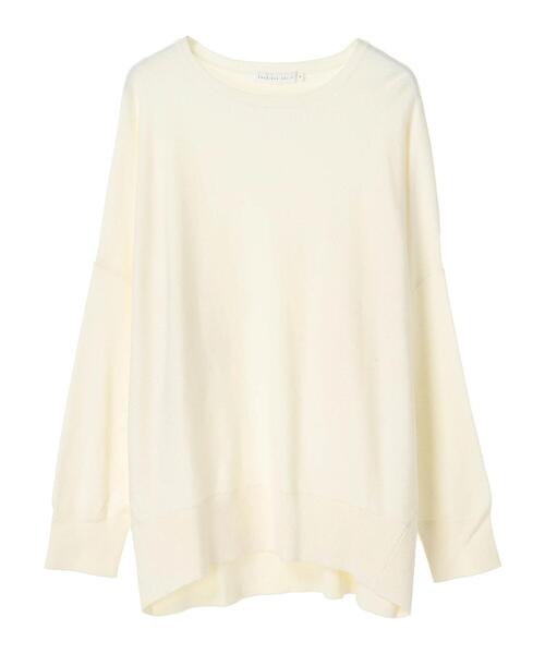 AMERICAN HOLIC（アメリカンホリック）の「クルーネックコクーンニットプルオーバー　＊●（ニット/セーター・レディース・チャコールグレー/オフホワイト/ピンク/サックスブルー/オレンジ/グレイッシュベージュ・L/M）」の17枚目の写真