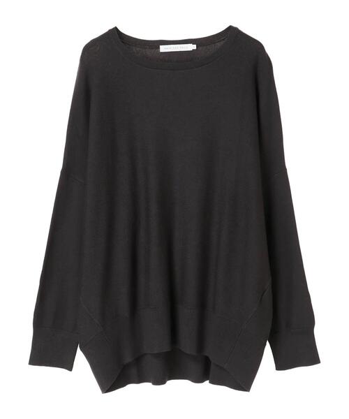 AMERICAN HOLIC（アメリカンホリック）の「クルーネックコクーンニットプルオーバー　＊●（ニット/セーター・レディース・チャコールグレー/オフホワイト/ピンク/サックスブルー/オレンジ/グレイッシュベージュ・L/M）」の16枚目の写真