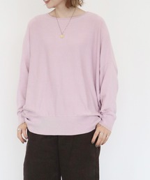 クルーネックコクーンニットプルオーバー *●