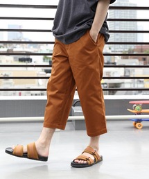 ツイルコットンクロップドパンツ