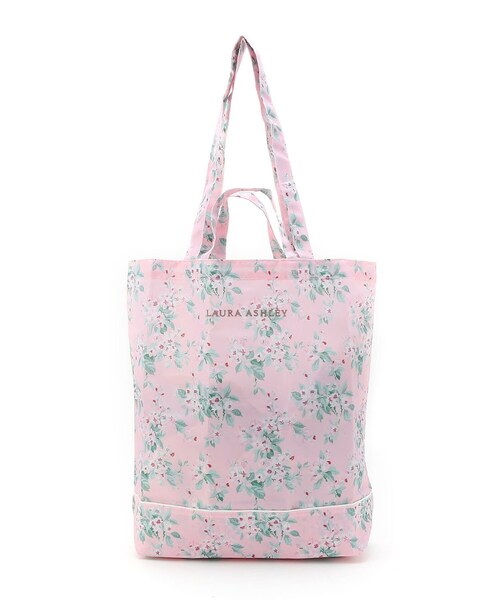 LAURA ASHLEY(ローラアシュレイ)の「フローラルエコバッグ(エコバッグ/サブバッグ・レディース・ピンク系5/サックスブルー系/ホワイト系1・00)」の7枚目の写真
