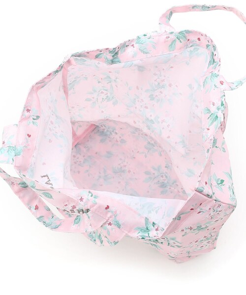 LAURA ASHLEY(ローラアシュレイ)の「フローラルエコバッグ(エコバッグ/サブバッグ・レディース・ピンク系5/サックスブルー系/ホワイト系1・00)」の10枚目の写真