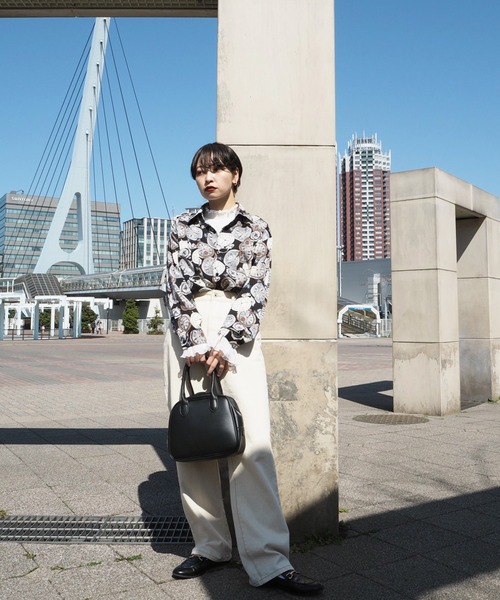 kutir（クティール）の「2WAYボストンバッグ（ボストンバッグ・レディース・ブラック/ブルーグレー/モカ/アイボリー/カーキ・FREE）」の7枚目の写真