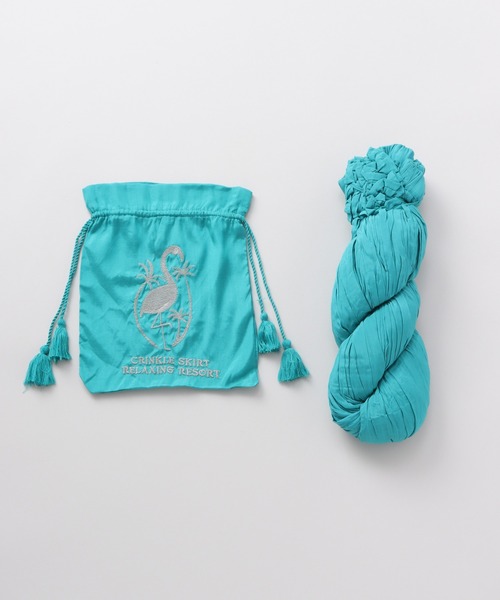 チャイハネ（チャイハネ）の「【チャイハネ】シャンタンロングスカート（スカート・レディース・ホワイト/ブラック/ピンク/ターコイズブルー・FREE）」の15枚目の写真