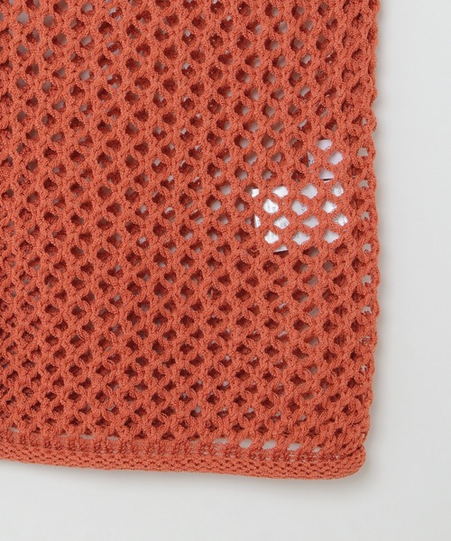 notch.（ノッチ）の「透かし編みバックリボンプルオーバー（ニット/セーター・レディース・オフホワイト/ベージュ/オレンジ/ブラック・M）」の21枚目の写真