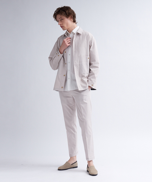 lideal(リデアル)の「【別注/セットアップ対応】Lideal / リデアル CPO(ブルゾン・メンズ・グレー/ネイビー/ベージュ/グレイッシュブルー・48/46)」の10枚目の写真