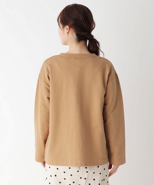 pink adobe（ピンクアドベ）の「◆【M-LL】スナップ カーディガン（カーディガン/ボレロ・レディース・チャコールグレー/ライトベージュ/キャメル/ライトグリーン・40/38/42）」の8枚目の写真