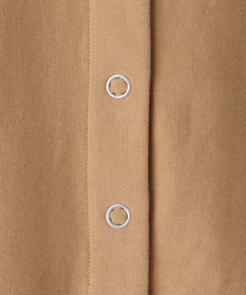 pink adobe（ピンクアドベ）の「◆【M-LL】スナップ カーディガン（カーディガン/ボレロ・レディース・チャコールグレー/ライトベージュ/キャメル/ライトグリーン・40/38/42）」の7枚目の写真