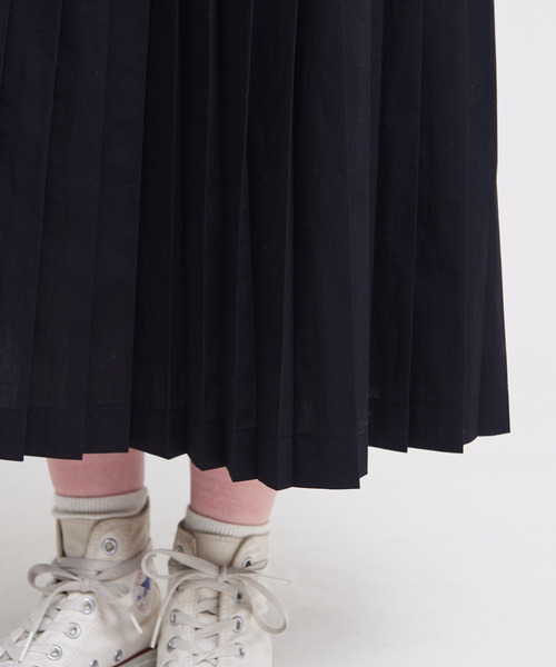 CHILD WOMAN（チャイルドウーマン）の「50ブロード プリーツスカート（スカート・レディース・ホワイト/ブラック/レッド/サックスブルー/イエロー/ピンク・FREE）」の22枚目の写真