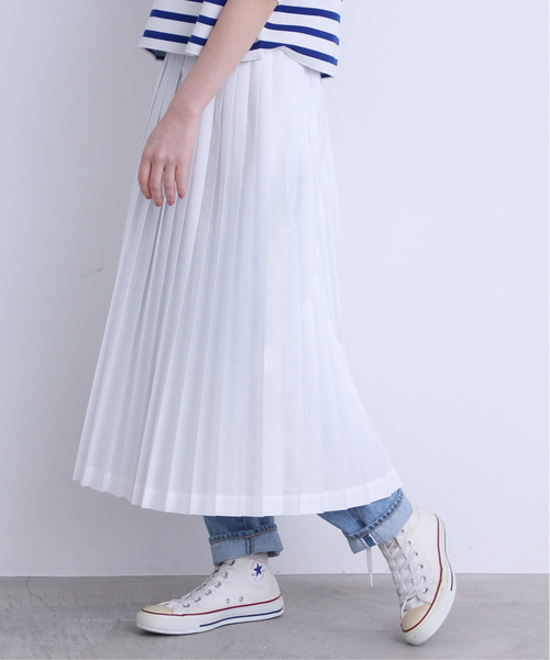 CHILD WOMAN（チャイルドウーマン）の「50ブロード プリーツスカート（スカート・レディース・ホワイト/ブラック/レッド/サックスブルー/イエロー/ピンク・FREE）」の21枚目の写真